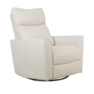 Manual Control High Back Fabric Swivel Glider Recliner For Living Room