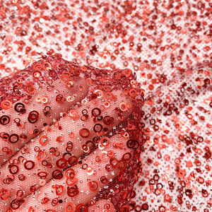 Красивые блестки, алмазная ткань, оптовая продажа, маленькие бриллиантовые бусины, зеленая сетчатая ткань с блестками - Product Image 6