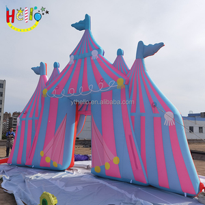Arco de rayas coloridas <span class=keywords><strong>Carnaval</strong></span> gigante <span class=keywords><strong>entrada</strong></span> de circo inflable - Product Image 6