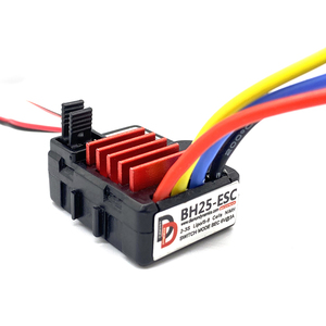 DD 25A hai chiều không thấm nước ESC cho 1/18 1/24 RC xe ô tô & Crawler 4-6S chải tốc độ động cơ điều khiển 6V Bec nhỏ gọn thực tế - Product Image 2