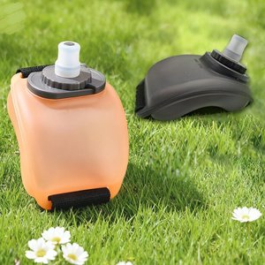 Botella de Agua Deportiva de 200 ml para Exteriores, para Correr, Ciclismo, Portátil, Antigoteo, de Silicona, para Beber Directamente - Product Image 2