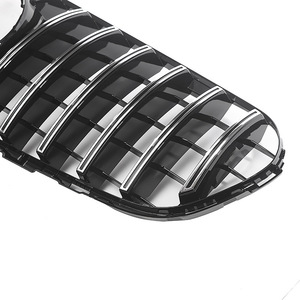 Calandre avant Mercedes-Benz ABS noir brillant avec bandes argentées, pièce de rechange pour modèle X253 16-19 - Product Image 5