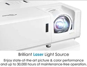 Projecteur laser professionnel <span class=keywords><strong>Optoma</strong></span> GT1090HDR à courte focale, 1080P Full HD, haute luminosité 4200 ANSI, prise en charge 4K, projecteur <span class=keywords><strong>DLP</strong></span> 3D - Product Image 2