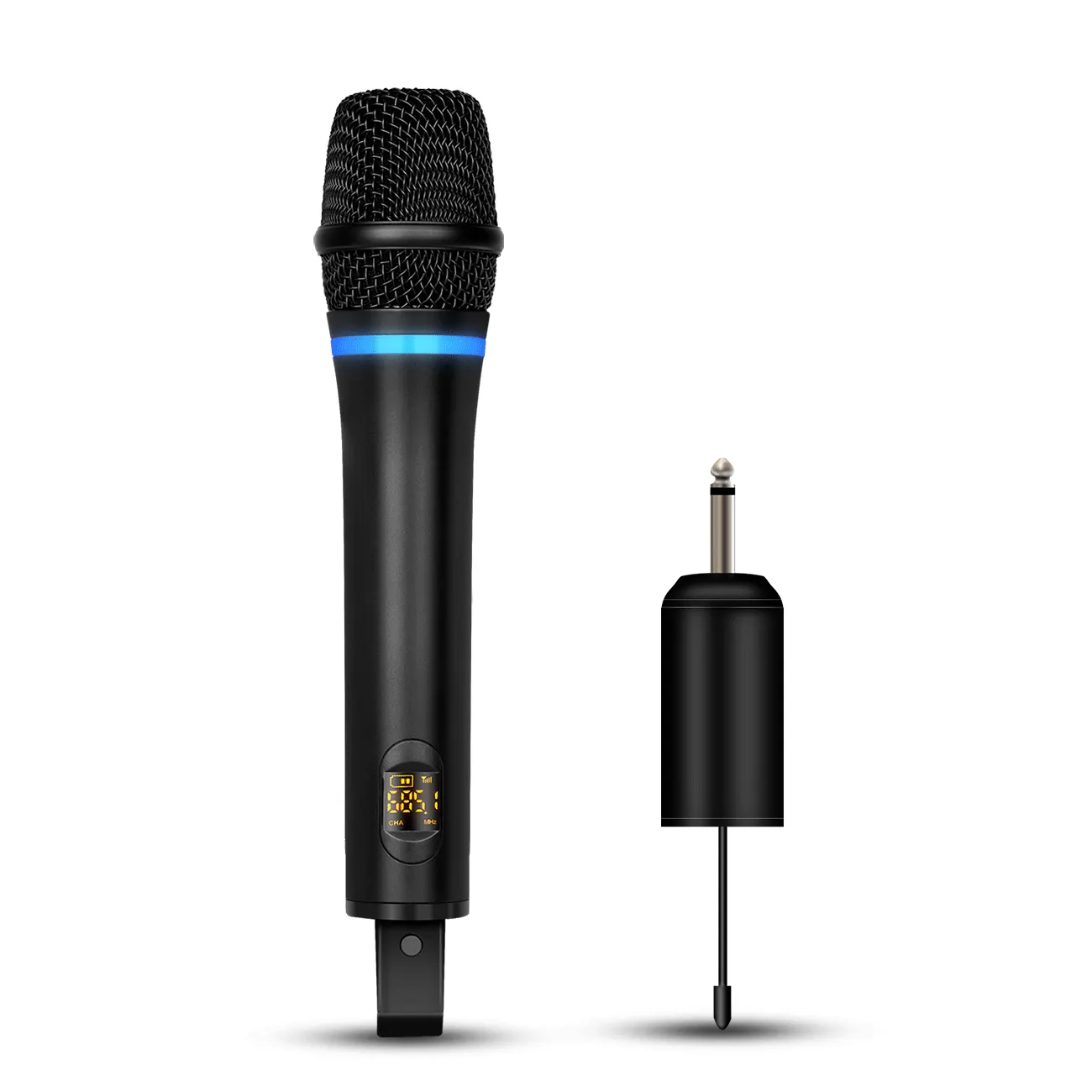 Biner W7 Professional Noise Cancelling UHF Wireless Karaoke Microphone With Rechargeable Microphone Wireless For Stage KTV