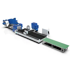 Coil stock Laser Cutting Machine 1500w High degree of automation good leveling quality for metal aluminum steel 1530