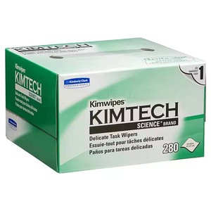 Lenew FTTH ใยแก้วนำแสง Kimtech Kim เช็ดฝุ่นกระดาษ34155 100% เยื่อไม้บริสุทธิ์สีเขียว - Product Image 1