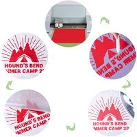 Papel de vinilo de transferencia térmica para camisetas, PVC rosa