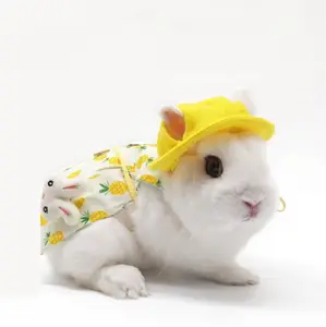 Lovely Rabbit Hamster Clothes Outdoor Costume Rabbit Pet Leash Accessories
