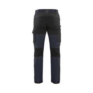BLAKLADER - 142216458699C152 Pantalones de servicio elásticos de 4 vías Azul marino oscuro/Negro-PANTALONES DE TRABAJO EAN 7330509734421 - Product Image 2