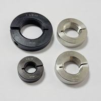 Collier de serrage rapide en acier inoxydable et aluminium, flexible, à vis de blocage, pour arbre fileté, avec anneau conique, pour boîte de vitesses, moteur, roulement SJ