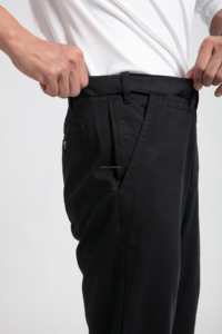 Jean pour homme en mélange <span class=keywords><strong>de</strong></span> coton Ra'yon <span class=keywords><strong>de</strong></span> qualité supérieure, taille mi-haute extensible, style vintage, léger, durable, doux, pour affaires, décontracté, <span class=keywords><strong>golf</strong></span> - Product Image 5