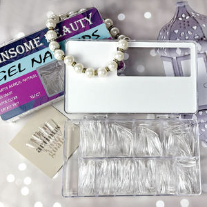 PMMA <span class=keywords><strong>de</strong></span> Alta Calidad, 360 Uds./Caja, Uñas Postizas Acrílicas Stiletto con Punta en Pico, Cobertura Completa Francesa, Extensión <span class=keywords><strong>de</strong></span> Uñas <span class=keywords><strong>de</strong></span> <span class=keywords><strong>Gel</strong></span> Suave, Puntas <span class=keywords><strong>de</strong></span> Uñas a Presión - Product Image 6