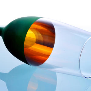 Gobelet en verre à <span class=keywords><strong>champagne</strong></span> minimaliste élégant gobelet à vin sans pied en galvanoplastie pour cocktails vin rouge moderne - Product Image 2