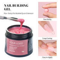 Gel d'extension de construction de gelée 16 couleurs Ensemble de gel d'extension d'ongle Uv Poly dur Gel Nail Builder