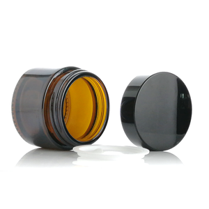 Vente en gros 3.3oz 100ml Bougie en verre ambré avec bouchon à vis pour crème pour le visage Crème liquide pour les yeux Blush Emballage - Product Image 4