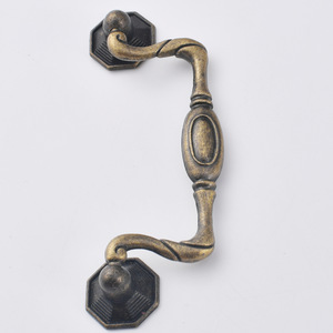 Chinese Style Antique Bronze Zinc Alloy Drawer <b>Handle</b> 94mm Cabinet <b>Door</b> <b>Pull</b> Oval Durable Plated Part 366 - Product Image 2