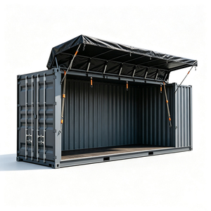Soft Open Top <b>Container</b> with Removable Tarpaulin Roof for Oversized Cargo – HowWant - Product Image 3