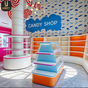 Présentoir commercial en acrylique pour snacks, décoration de magasin de bonbons, présentoir de bonbons en métal - Product Image 6