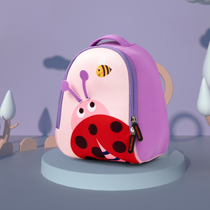 Zaino Scolastico Portatile in Neoprene Ultraleggero <span class=keywords><strong>Impermeabile</strong></span> con Cartoni Animati per Bambini e Bambine 1-6 Anni, Borsa per l'<span class=keywords><strong>Asilo</strong></span> - Product Image 5