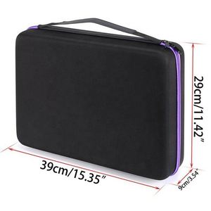 108 Essential Oils Carrying <b>Case</b> Holds 5ml 10ml 15ml Bottles <b>Hard</b> <b>Shell</b> Exterior EVA Essential Oils Storage Organizer Bag - Product Image 6
