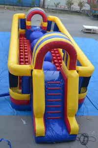 Circuito de Juegos Inflables con Obstáculos para Exteriores, Diseño Personalizado, Circuito Deportivo Inflable para Adultos, Diversión en Equipo para Empresas - Product Image 5