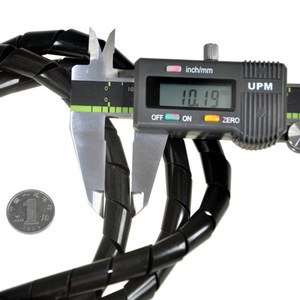 10mm/cuộn Sản xuất tại Trung Quốc Chất lượng cao PE Cáp Xoắn Ốc Tay áo xoắn ốc gói ban nhạc - Product Image 5