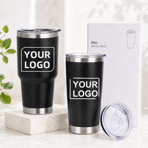 Wholesale Modern Eco-Friendly 20oz 30oz Powder Coated Stainless Steel Double Wall Insulated Vacuum Cup Coffee Tumblers Travel - Product Image 1