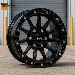 Jantes en alliage <span class=keywords><strong>4x4</strong></span> tout-terrain de haute qualité 16 17 18 pouces 6x139.7 noir mat à déport profond concave pour Toyota Hilux - Product Image 1