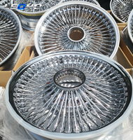 Jantes chromées pour voiture, roues à rayons droites/croisées de 13, 14, 15, 16, 17, 18, 20, 22 pouces, 20x8, 22x8, 72, 100, 150 rayons, centre doré