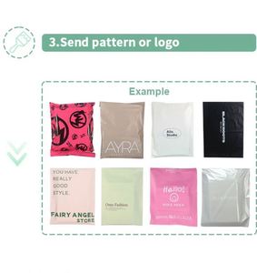 ถุงพลาสติกสีเบจ LDPE สำหรับส่งพัสดุ OMO Fashion รุ่นใหม่ ทนทาน ปิดผนึกแน่น สำหรับส่งด่วน - Product Image 4