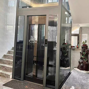 Elevador Residencial Elegante con Tracción, Elevador Panorámico de Vidrio <span class=keywords><strong>para</strong></span> Viviendas, Elevador Moderno <span class=keywords><strong>para</strong></span> Casas Privadas - Product Image 4