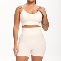 YWKL-9091 nouvelles femmes sport Yoga ensemble ab sable jarretelle Shorts sans couture hanche ascenseur Fitness Yoga loisirs personnaliser logo Fitness costume