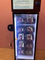 Distributeur automatique de boissons alcoolisées sans argent liquide, vin, bière, alcool, avec lecteur de carte