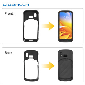 Housse de protection en caoutchouc pour Zebra TC15, étui amortissant résistant aux chocs, noir - Product Image 3