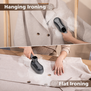 Setrika Uap Pakaian Portabel 1200W Ukuran Perjalanan Pemanasan Cepat Setrika Listrik <span class=keywords><strong>Mini</strong></span> Layar LCD Tangki Air 180ml Setrika Uap Genggam untuk Pakaian - Product Image 6