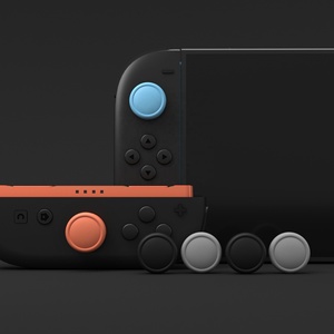 4 Pairs Basic Analog Stick Covers for <b>Switch</b> 2 - Smooth Surface Design - Product Image 3