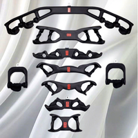 Ensemble de poignées ergonomiques pour rack de musculation, 8 pièces, pour machine à câbles, poignées de résistance en fer moulé par injection, haute et basse résistance