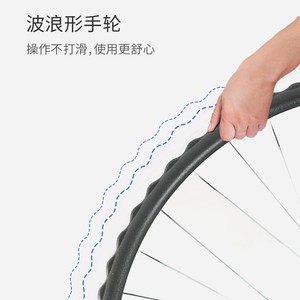 Fauteuil roulant manuel léger et pliable, hauteur 880 mm, pour personnes âgées et handicapées, aide à la mobilité - Product Image 4