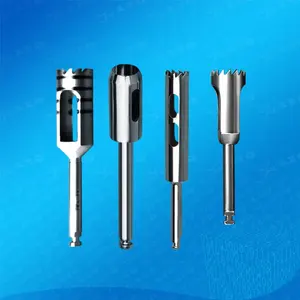 Dental Drill Mucosa Drill For Removal Punch To Cut Gingival Tissue Cutter Flapless Surgery Tissue Punch Trephine Bur Dental Trephine Drills