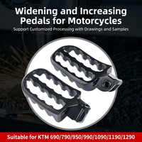 Pédales de moto personnalisées CNC OEM, colorées et anodisées, compatibles avec KTM 690 790 1090 1190 1290 Adventure R Tuning