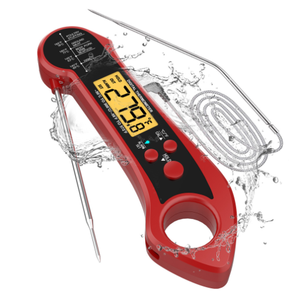 Thermomètre numérique à double sonde pour viande, lecture instantanée, grand écran rétroéclairé, thermomètre de cuisine avec sonde externe - Product Image 2