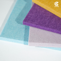 Geluidsabsorberende 100% gerecycleerde PET akoestische panelen Oeko-Tex 100 milieuvriendelijke PET akoestische wandpanelen