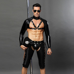 Cosplay <span class=keywords><strong>de</strong></span> los hombres Ropa interior sexy <span class=keywords><strong>Traje</strong></span> <span class=keywords><strong>de</strong></span> policía <span class=keywords><strong>Traje</strong></span> <span class=keywords><strong>de</strong></span> lencería Uniforme <span class=keywords><strong>Traje</strong></span> <span class=keywords><strong>de</strong></span> tentación para Bar Discoteca - Product Image 1