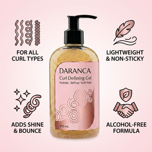 Crème coiffante et gel volumisant 7 en 1 pour cheveux noirs, effet boucles définies, tenue extra forte, marque privée OEM ODM. - Product Image 3