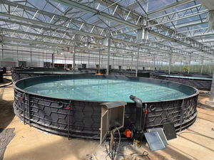 YUTANKRAS Sistema de Acuicultura de Plástico de Alta Resistencia con Diseño Circular de Panal de Abeja de PP de Alta Densidad para Cría de Tilapia - Product Image 1