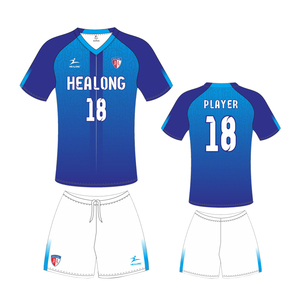 2017 Latest Design Youth Blank <span class=keywords><strong>Used</strong></span> Green Cheap Wholesale <span class=keywords><strong>Soccer</strong></span> Uniform - Product Image 4