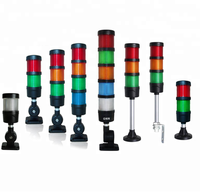 Luz de trabajo industrial ONN M4F CNC con luces de advertencia LED multitorre que emiten RGB para uso en talleres