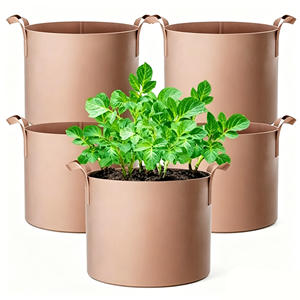 DaringFish - Bolsas <span class=keywords><strong>de</strong></span> Cultivo Reutilizables <span class=keywords><strong>de</strong></span> Tela <span class=keywords><strong>de</strong></span> 7 Galones con Asa, Macetas <span class=keywords><strong>de</strong></span> Vivero Resistentes y Transpirables - Product Image 1