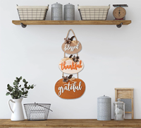 Plaque de bienvenue en bois poli écologique, style moderne, pour Noël, décoration extérieure, pendentif, fait main, taille personnalisable