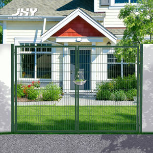 <span class=keywords><strong>Portail</strong></span> <span class=keywords><strong>d</strong></span>'<span class=keywords><strong>entrée</strong></span> et de sortie de jardin en grillage métallique 3x2m 656 2D, <span class=keywords><strong>portail</strong></span> en treillis double - Product Image 1